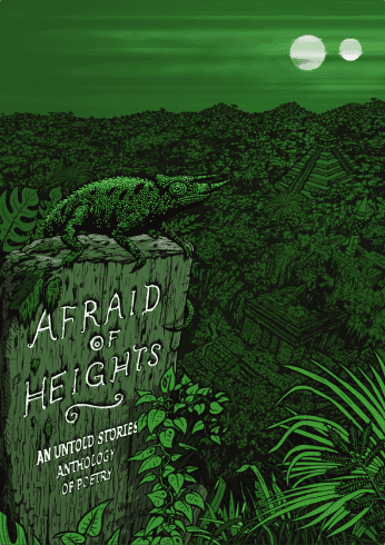 The Cover of Afraid of Heights: a jungle full of mysteries during the day